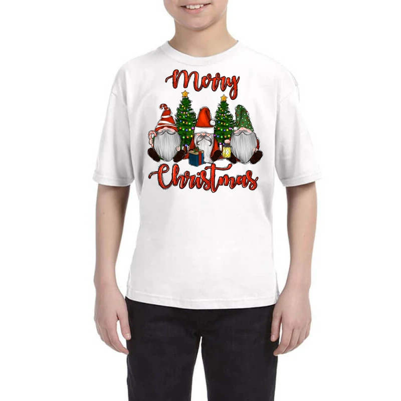 Merry Christmas Gnomes Youth Tee 1 Merry Christmas Gnomes Youth Tee