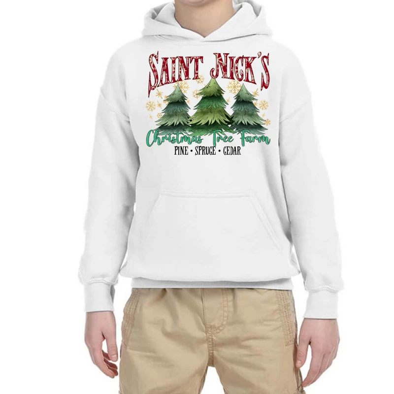 Saint Nick's Christmas Tree Farm Youth Hoodie 1 Saint Nick's Christmas Tree Farm Youth Hoodie