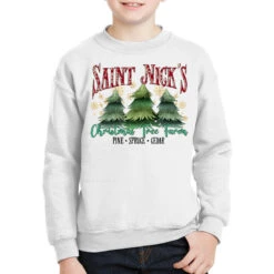 Saint Nick's Christmas Tree Farm Youth Sweatshirt