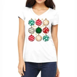 Christmas Women's V-Neck T-Shirt