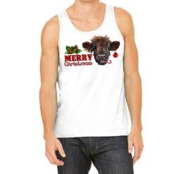 Merry Christmas Calf Tank Top