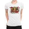 Merry Christmas Y'all Heifers Ladies Fitted T-Shirt