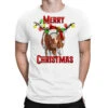 Merry Christmas Longhorn Cow T-Shirt