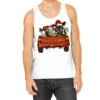 Merry Christmas Truck Farm Animals Tank Top