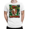 Western Merry Christmas Longhorn Cow T-Shirt