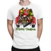 Merry Christmas Farm Truck With Baby Cow T-Shirt