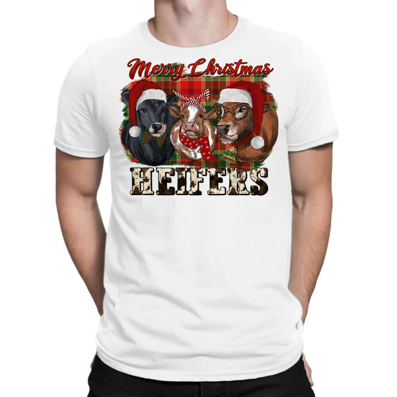 Merry Christmas Heifers T-Shirt 1 Merry Christmas Heifers T-Shirt