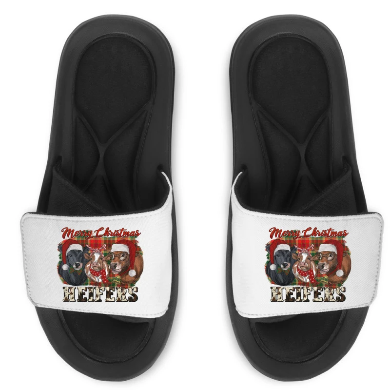 Merry Christmas Heifers Slide Sandal 1 Merry Christmas Heifers Slide Sandal