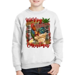 Merry Cluckin' Christmas Youth Sweatshirt