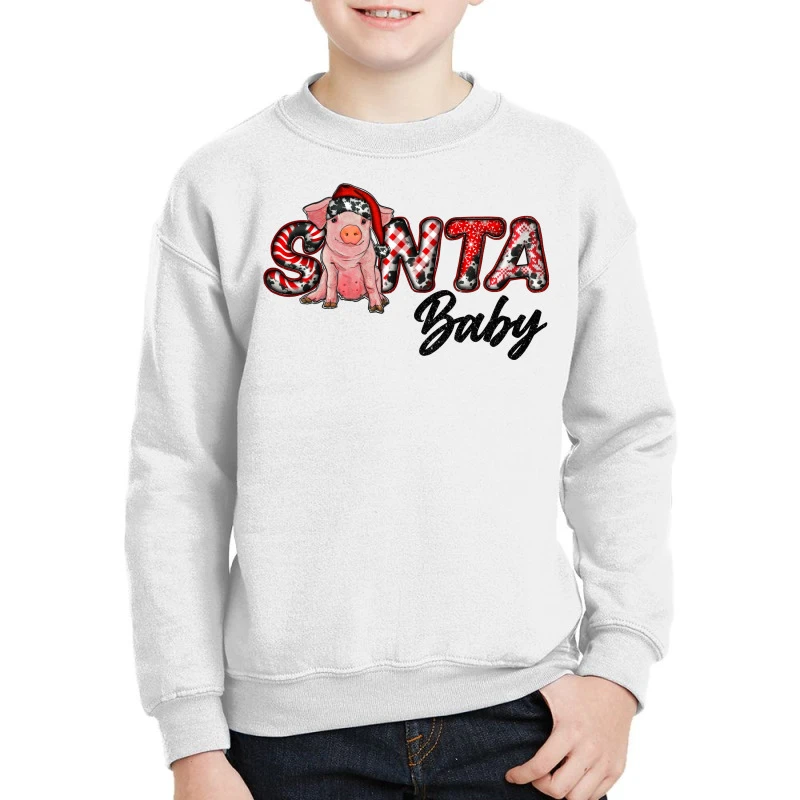 Christmas Santa Baby Youth Sweatshirt 1 Christmas Santa Baby Youth Sweatshirt
