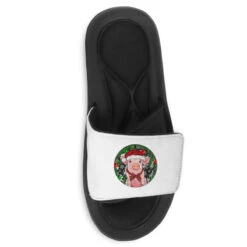 Sitting Pig Christmas Slide Sandal -Santa Clothing Shop pmd.2526800849.202.25097201.s3.1 front customized1 f5f5f5 none x85y63.5 70 800x800 1