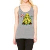 Lightning Softball Christmas Tree Racerback Tank