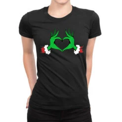 Elf Christmas Ladies Fitted T-Shirt