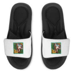 Western Christmas Cow Slide Sandal