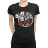 Funny Christmas Ladies Fitted T-Shirt