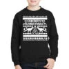 T Rex Ugly Christmas Youth Sweatshirt