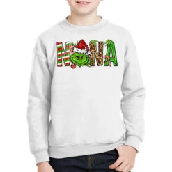 Nana Grinch Christmas Youth Sweatshirt