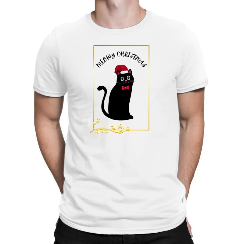 Meowy Christmas T-Shirt 1 Meowy Christmas T-Shirt