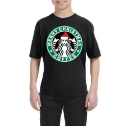 Christmas With Coffee Youth Tee