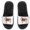 Christmas Cow Slide Sandal