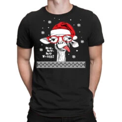 Ugly Christmas Llama Santa Xmas Llama Alpaca G T-Shirt