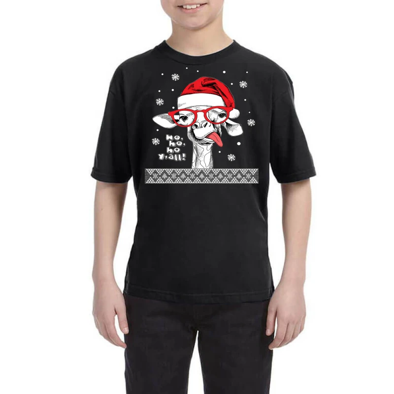 Ugly Christmas Llama Santa Xmas Llama Alpaca G Youth Tee 1 Ugly Christmas Llama Santa Xmas Llama Alpaca G Youth Tee