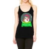 Snow Globe Funny Xmas Snowman Snowflakes Christmas Racerback Tank