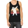 Retro Vintage Dabbing Yeti Snowman Funny Christmas Tank Top