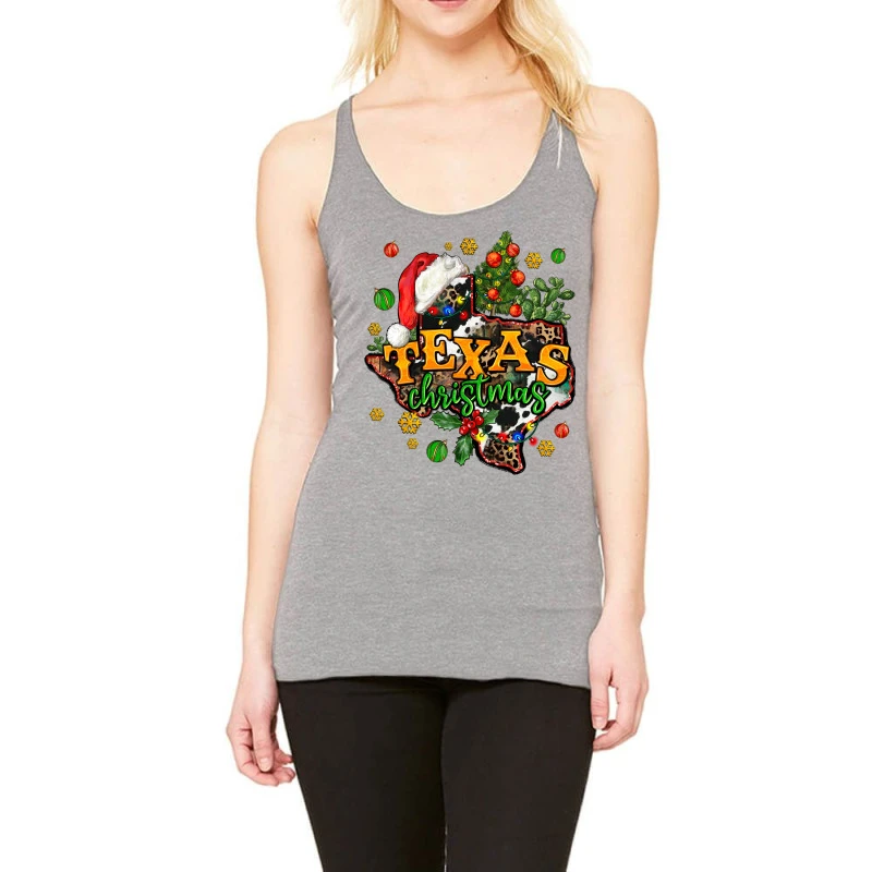 Texas Christmas Racerback Tank 1 Texas Christmas Racerback Tank