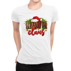 Christmas Nunu Claus Ladies Fitted T-Shirt