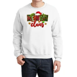 Christmas Memom Claus Crewneck Sweatshirt