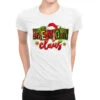 Christmas Memom Claus Ladies Fitted T-Shirt