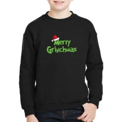 Merry Christmas Cartoon Youth Sweatshirt
