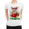 Sweet Christmas Ladies Fitted T-Shirt