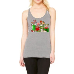 Christmas Coffee Cup Racerback Tank
