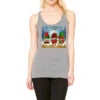 Cozy Christmas Gnomies Racerback Tank