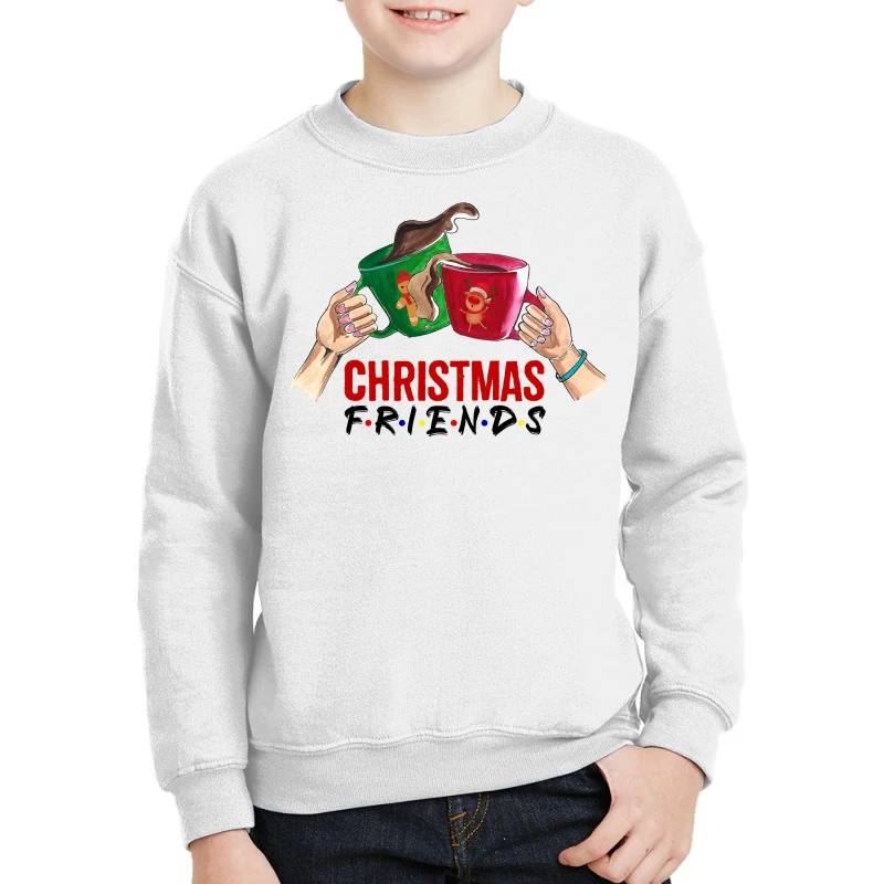 Christmas Friends Youth Sweatshirt 1 Christmas Friends Youth Sweatshirt