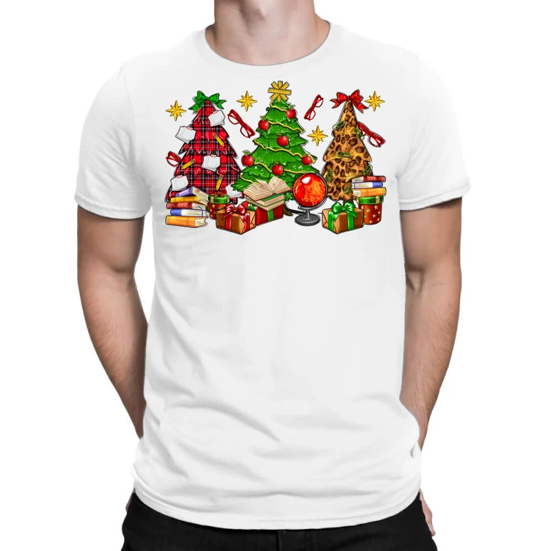 Teacher Christmas Trees T-Shirt 1 Teacher Christmas Trees T-Shirt
