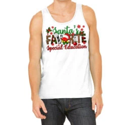Santa's Favorite Special Education Christmas Tank Top