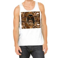 Afro Messy Bun Locs Ponytail Melanin Christmas Tank Top