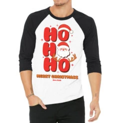 HoHo! Merry Christmas 3/4 Sleeve Shirt