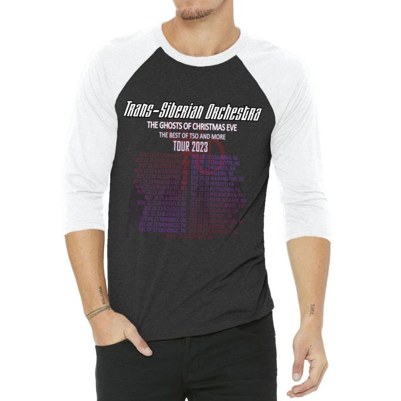 THE GHOSTS OF CHRISTMAS EVE 3/4 Sleeve Shirt 1 THE GHOSTS OF CHRISTMAS EVE 3/4 Sleeve Shirt